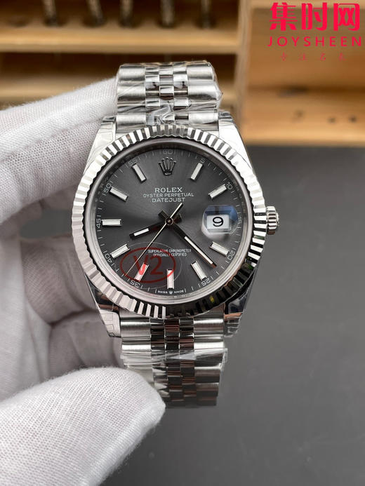 劳力士 VS日志41系列 VS日志V2版 水泥灰 灰色盘 男士腕表 丹东3235机 五珠带 表径41mm 商品图0