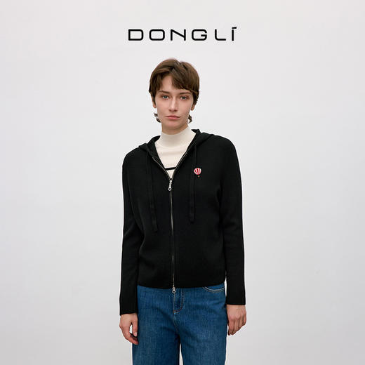 东黎 • 你本珍贵 山羊绒女士秋季拉链开衫 5550 商品图7