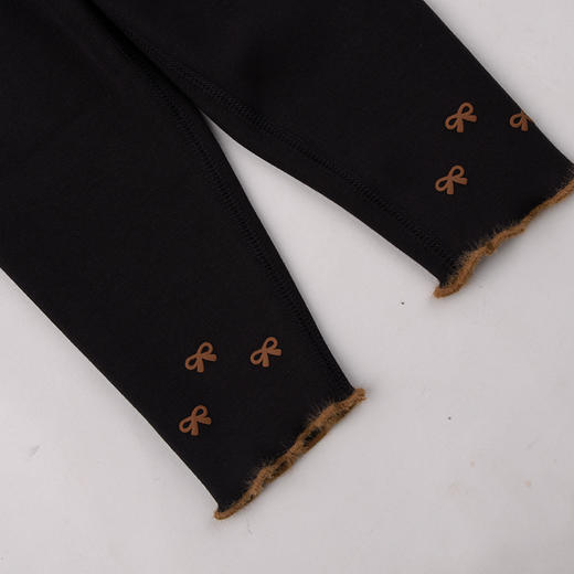 棉果果冬季新品女童复合奥利绒保暖加厚打底裤复合绒紧身裤M522206425778 商品图2