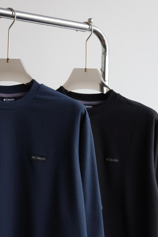 哥L比亚 黑标限定华夫格长袖T恤 CX236 商品图3