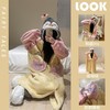 【GZ】无忧购珊瑚绒连帽睡袍绒加厚保暖长款外穿家居服（截单后3-5天发货) 商品缩略图2
