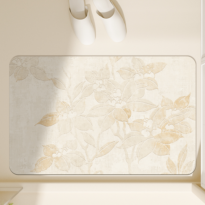 鱼sir亲测专属 慢说浴室地垫天然橡胶底浴室垫