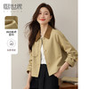 【年货节】熙世界复古拼接翻领短外套小个子短款2025秋季新款百搭夹克上衣 商品缩略图0