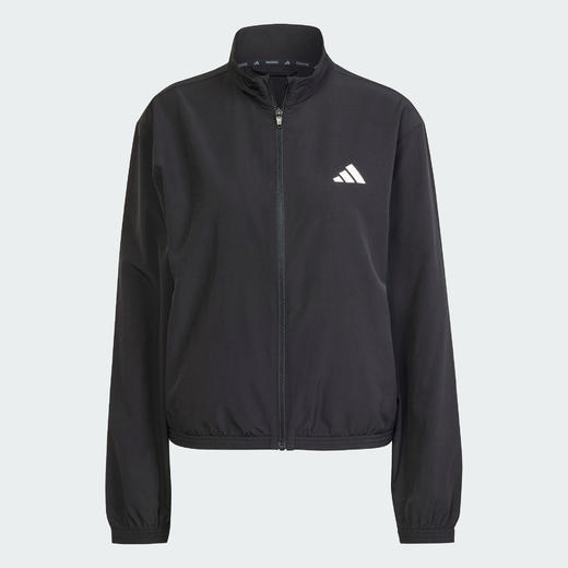 Adidas阿迪达斯ESSENTIALS WARM-UP JACKET女子训练速干运动健身梭织夹克外套JD6539 商品图3