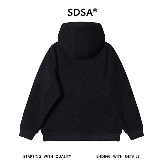 52099SDSA男士秋冬新款痞帅男装美式复古抽绳连帽卫衣百搭时尚套头上衣 商品图5