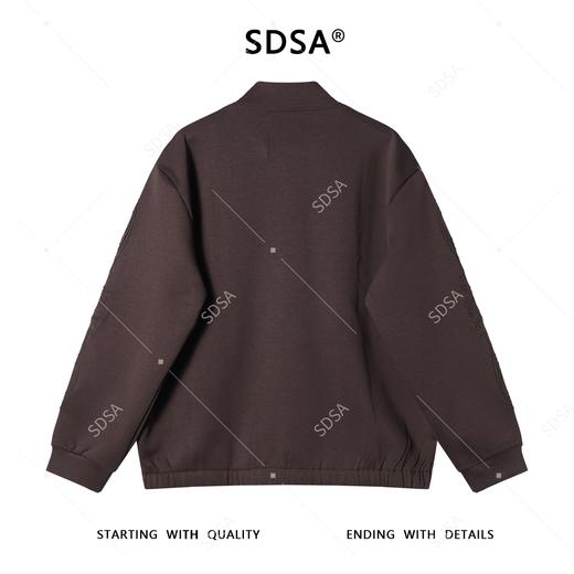 SDSA男士秋冬新款痞帅男装韩版传说刺绣褶皱立领卫衣时尚宽松百搭 商品图4