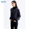 NUTS那时商场同款冬季黑色简约时尚直筒短款羽绒服女5480905A1 商品缩略图1