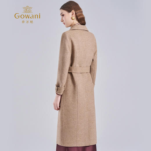 乔万尼重磅绵羊毛大衣收腰设计毛呢外套EF4A251 商品图4