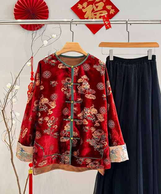 L252730丝绒外套 商品图1