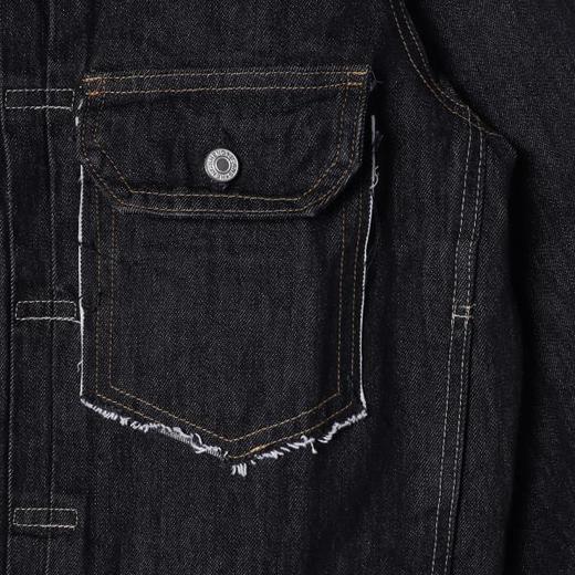 25221SDSA男士秋冬新款痞帅男装韩版简约拼接撞色翻领夹克外套百搭时尚 商品图3