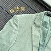 男士春夏季修身单排单扣纯色亚麻混纺西装新休闲西服（有瑕疵版本，介意勿拍） 商品缩略图13