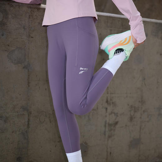 多威运动裤新款紧身裤女士弹力压缩裤吸湿速干长裤3852195 商品图2