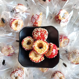 100g 豪脆哥 冻干冰糖葫芦 脆糖葫芦山楂球 冻干空心 冰糖葫芦零食 酸甜脆无核