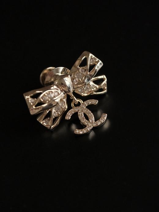 YS14-香奈儿 立体蝴蝶结 双C造型 胸针（XK） 商品图5