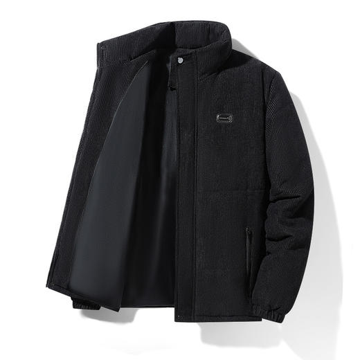 【秋冬新款男士灯芯绒棉衣服夹棉加厚保暖】夹克冬装棒球领棉袄子外套 商品图1