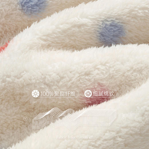 芬腾新款女士睡衣秋冬款珊瑚绒加绒加厚保暖连帽长袖睡裙家居服 商品图1