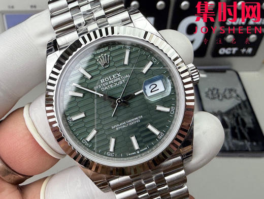 劳力士 VS日志41系列 VS日志V1版 绿格纹 男士腕表 3235机 五珠带 表径41mm 商品图4