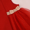 棉果果冬季新品新年款女童中国红喜庆节日氛围空气层网纱背心裙M522702425772 商品缩略图3