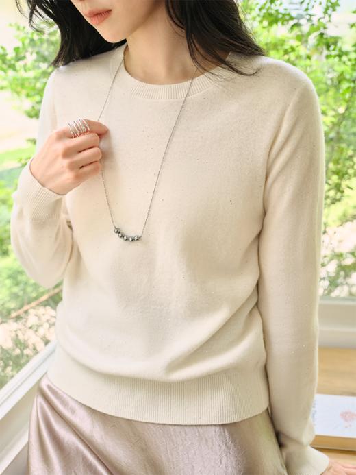 绵羊毛珠片纱毛衫FCF3WST090 商品图3