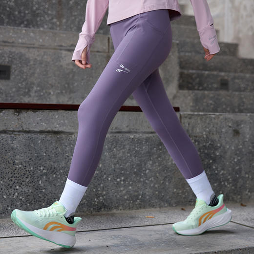 多威运动裤新款紧身裤女士弹力压缩裤吸湿速干长裤3852195 商品图0