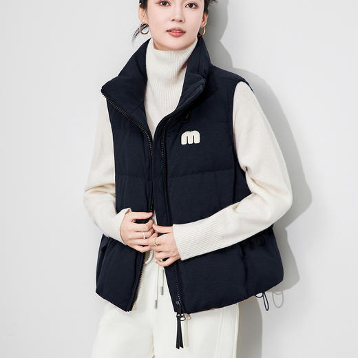 「高货wl」全新升级【铂金会员413/天猫559/差价146】(04901)洛诗琳休闲90白鸭绒羽绒服背心2025冬季外套防风保暖马甲 商品图0