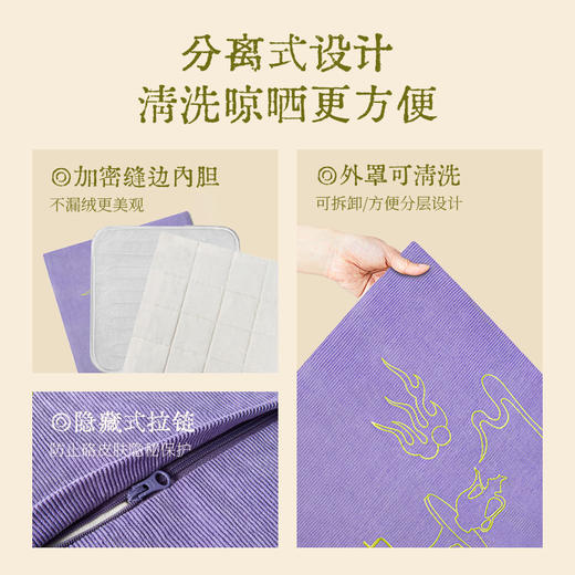 【前100名赠玫瑰灸贴🎁】灵芝南沙参热敷垫加热坐垫送礼好物（会员福利价） 商品图3