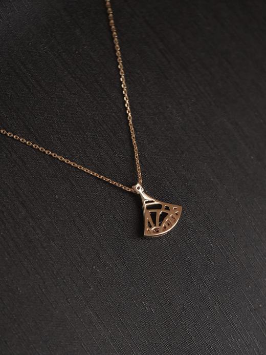 YS10-宝格丽 标志性扇形图案 18K金项链（XK） 商品图8