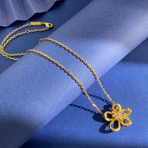 YS05-梵克雅宝 花边造型设计 金色项链（XK） 商品图2