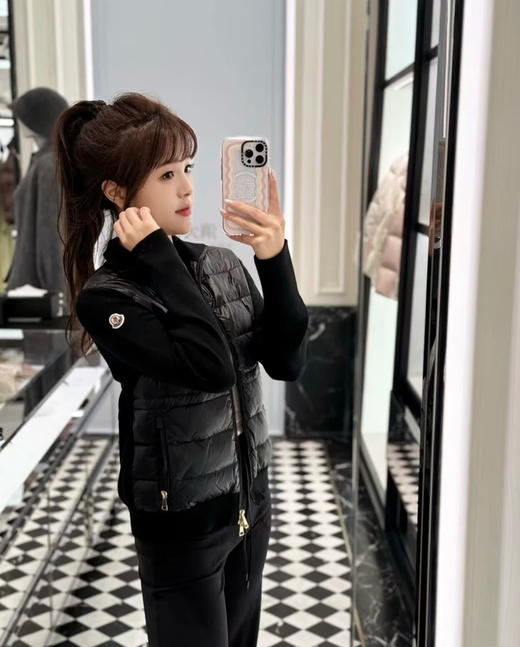 XY23-蒙口 针织拼接羽绒外套（SS） 商品图5