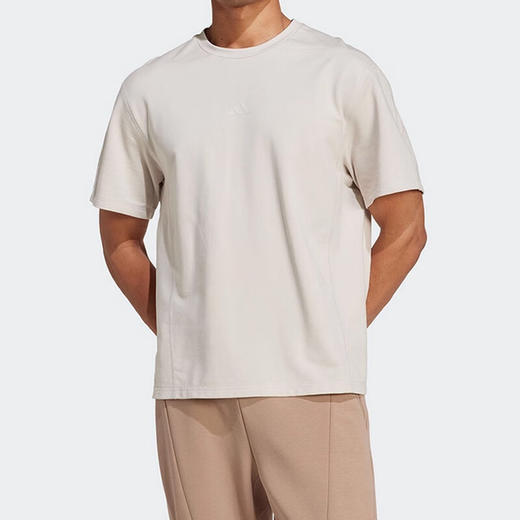 Adidas阿迪达斯男装运动休闲时尚百搭透气短袖T恤JX0705 商品图0
