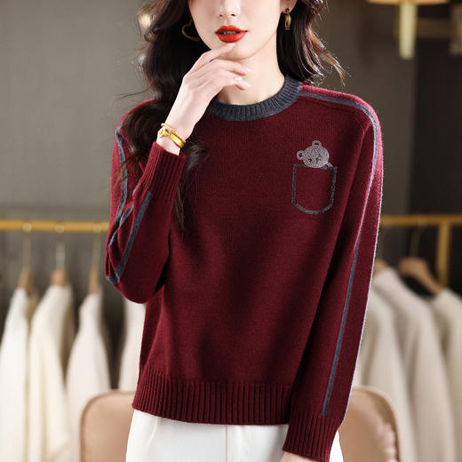 高级感宽松上衣遮肚子，显瘦洋气内搭打底衫CC-MY-1287 商品图0