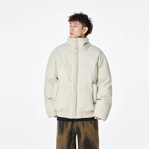 【蓬松度高 三层保暖 细腻超纤皮】斯辰唯佳情侣宽松百搭免洗棉衣外套（A87-DQC5555） 商品图5