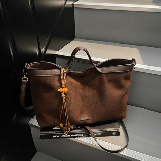 【喵小仟 麂皮绒包包合集】美拉德色系 秋冬包包 通勤约会百搭 商品图9