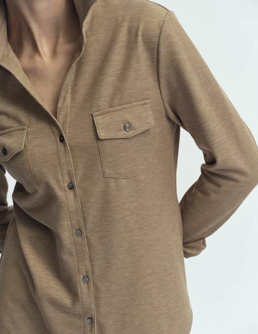 JAI 25AW 鼠尾草色5号猎装针织衬衫 商品图9