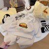 宝妈闭眼入 萌宝秋冬法兰绒家居服 软fufu会呼吸的儿童加绒睡衣秋冬季新款云朵绒外穿加厚男童女童保暖家居服套装 商品缩略图9