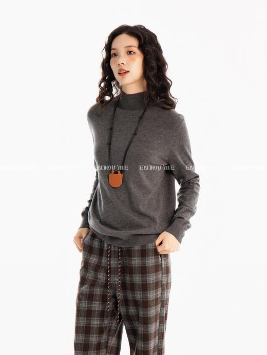 【门店同款】ENJOY冬季经典格纹直筒裤 167743130 商品图3