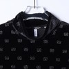 T4968SDSA男士秋冬新款痞帅男装美式撞色满印字母半高领长袖T恤时尚潮 商品缩略图2