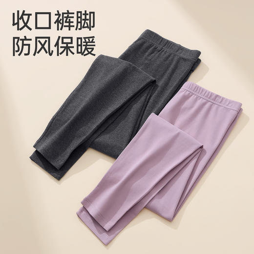 原价68 限时折扣价48【芬腾情侣秋裤】女款新款秋冬季单裤抗菌棉质保暖裤男修身打底棉毛裤 商品图3