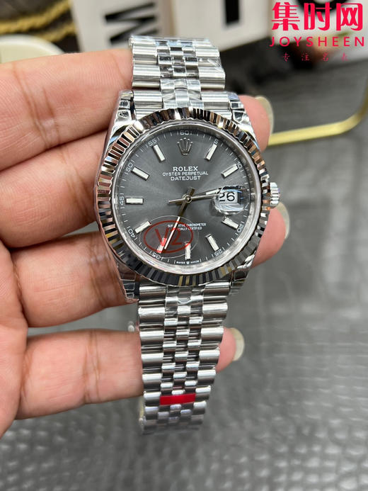劳力士 VS日志41系列 VS日志V2版 水泥灰 灰色盘 男士腕表 丹东3235机 五珠带 表径41mm 商品图3