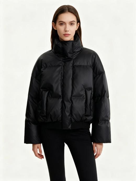 【蓬松度高 三层保暖 细腻超纤皮】斯辰唯佳情侣宽松百搭免洗棉衣外套（A87-DQC5555） 商品图9