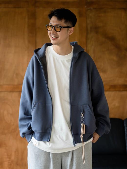 GYOZA PASTA/GP25AW-C055/双头拉链帽衫开衫连帽卫衣外套 商品图2