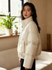 【蓬松度高 三层保暖 细腻超纤皮】斯辰唯佳情侣宽松百搭免洗棉衣外套（A87-DQC5555） 商品缩略图3