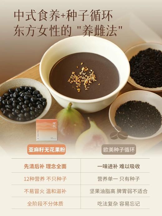 【云惜严选】无花果亚麻籽粉 | 超级食物种子循环类黄酮全粉 女性雌保养代餐·有悦 商品图3