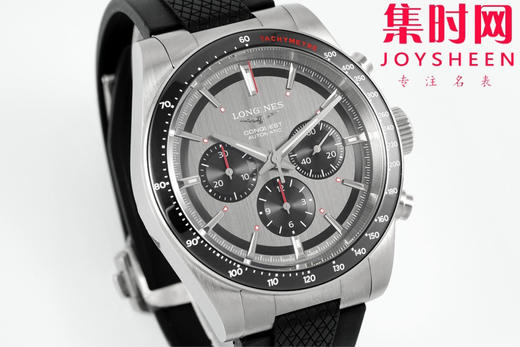 AF浪琴康卡斯计时系列 康卡斯悦动计时 男士腕表 钢带款 表径42mm 商品图2