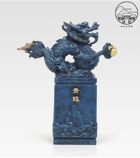 铜彩四神兽摆件