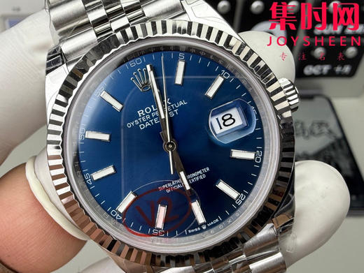 劳力士 VS日志41系列 VS日志V2版 蓝色盘 男士腕表 丹东3235机 五珠带 表径41mm 商品图4