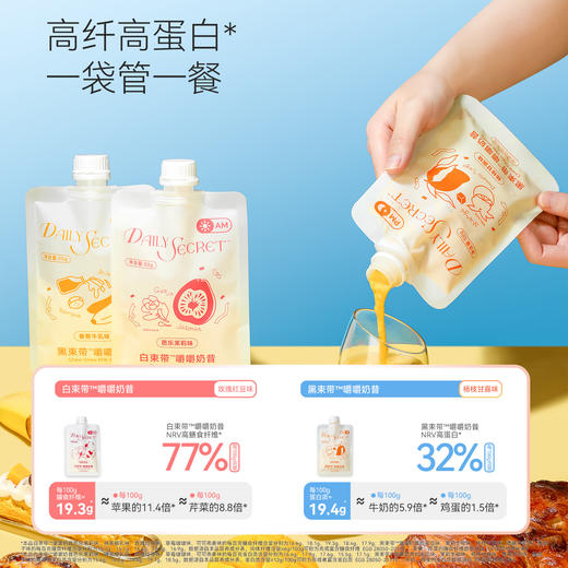 【群团团】❤哥本™白束带™嚼嚼奶昔&黑束带™嚼嚼奶昔【不可用券】（不参与商城满赠） 商品图3