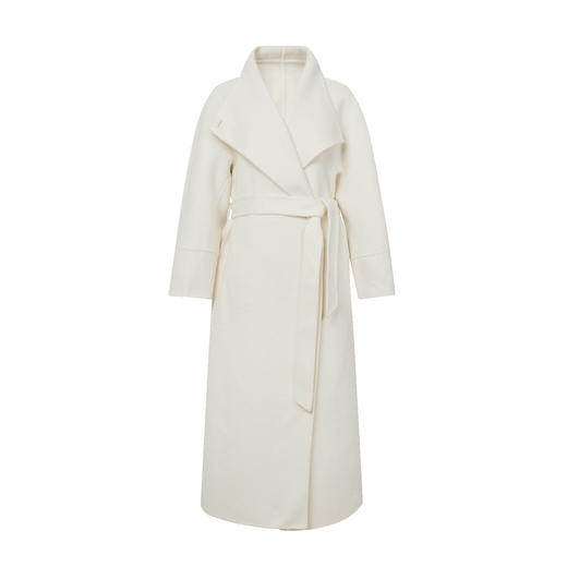 HeyDress大翻领宽松羊毛双面呢大衣 商品图4