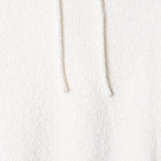 72566SDSA男士秋冬新款痞帅男装简约纯色慵懒风抽绳连帽毛衣百搭针织衫 商品图3