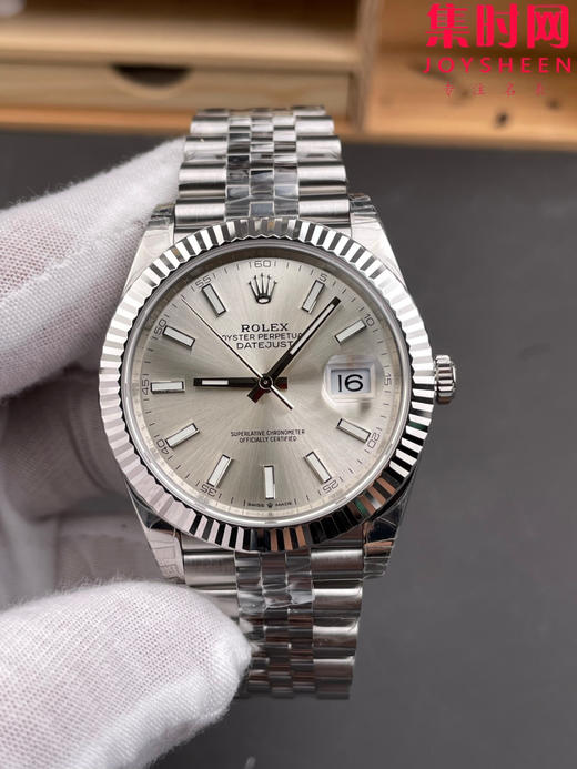 劳力士 VS日志41系列 VS日志V1版 银盘条丁 男士腕表 3235机 五珠带 表径41mm 商品图2